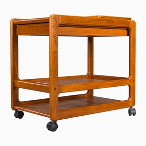 Vintage Danish Teak Bar Trolley from Vildbjerg Møbelfabrik, 1960s