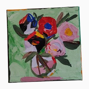 Natalia Vypritskaia, Bouquet of Happiness, Olio su tela