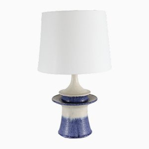 Danish Sculptural Purple Table Lamp by Carl Cunningham Cole for HAK Kähler, 1960s