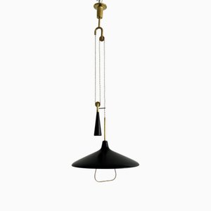 Lampe à Suspension Vintage par Angelo LelII pour Arredoluce, 1940s