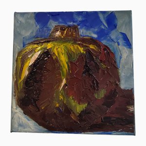 Natalia Vypritskaia, L'energia del melograno, Olio su tela