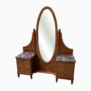 Vintage Art Deco Mirrored Chest of Drawers, 1925