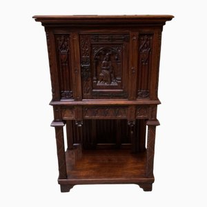 Mueble neogótico antiguo de plata, 1880