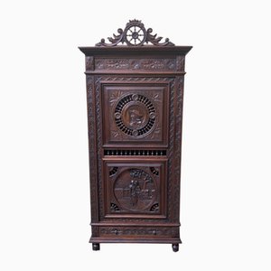 Antique Breton Cabinet, 1880