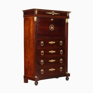 Secretaire stile impero in mogano