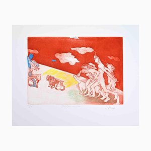 Sandro Chia, Acquaforte, Nuotatori, anni '90