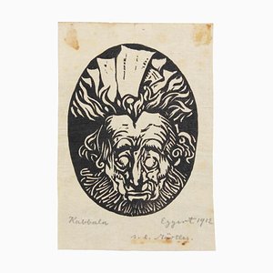 After Richard Egert, Kabbala, Etching, 1910