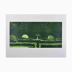 Edolo Masci, Garden, Etching, 1980s