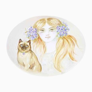 Felicita Frai, Ritratto, Litografia, anni '80