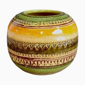 Mid-Century Modern Italian Ceramic Vase by Aldo Londi for Bitossi, 1960s