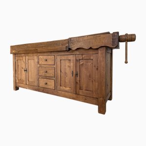 Antique Rustic Workbench, 1890s