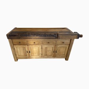 Antique Rustic Workbench, 1890s