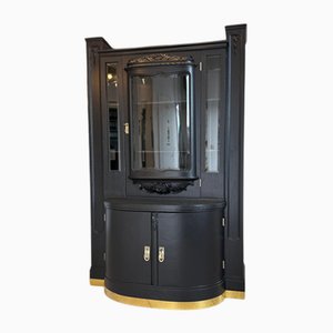 Art Nouveau Black Bookcase, 1890s