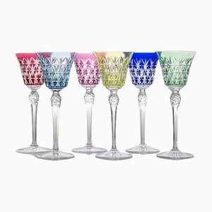 Crystal Glasses from Baccarat, France, 1906, Set of 6