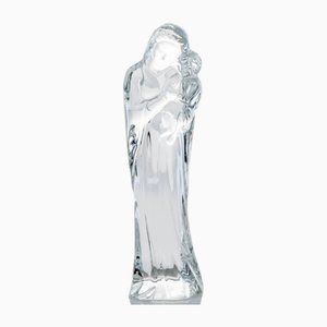 Mary Nativity in Crystal from Baccarat, France, 1960