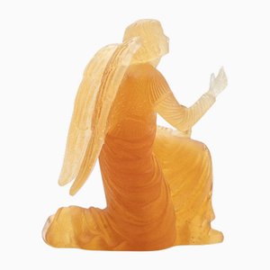 Art Glass Angel Sculpture from Daum, France, 1970s
