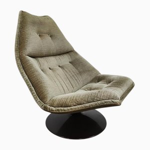 Niederländischer Vintage F588 Drehstuhl von Geoffrey Harcourt für Artifort, 1970er