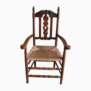 Antique Dutch Chair in Oak, 1900s