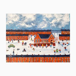 Therese James, Good Morning Everyone, 2025, Acrilico su tela