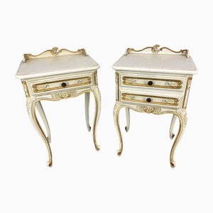 Vintage Louis Bedside Tables, Set of 2
