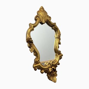 Vergoldeter französischer Vintage Rokoko Wandspiegel
