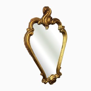 Specchio da parete vintage in stile rococò, Francia, dorato