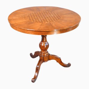 Veneered & Inlaid Wood Table