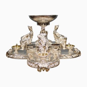 English Silver Plate Centrepiece, 1930