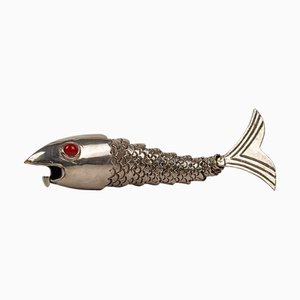 Vintage Articulated Fish-Shaped Bottle Opener, 1970s
