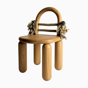 High Rope Oak Chair by Virginia Arlotto