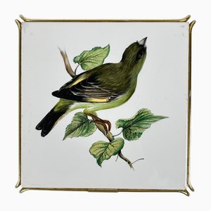 Grüner Vogel Untersetzer von Villeroy & Boch, 1950er
