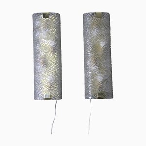 Large Wall Sconces in Murano Glass, 1990s, Set of 2