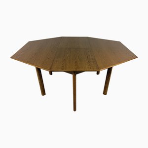 Extendable Hexagon Dining Table, 1970s