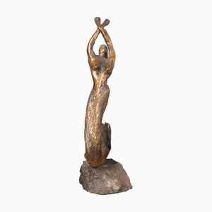 Guy Degrenne, La sirena, Scultura in bronzo