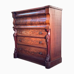 Biedermeier Chiffonier with 5 Drawers, 19th Century