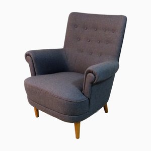 Easy Armchair by Carl Malmsten for O.H. Sjögren, Sweden, 1970s