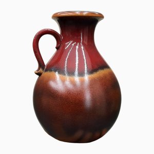 Große Pop Art Keramik Bodenvase von Scheurich Keramik, 1970er