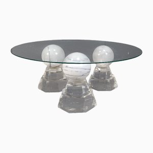 Marble Sphere Coffee Table by Roche Bobois, 1980s