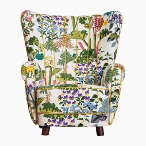 Large Armchair with Upholstery from Gocken Jobs, 1950s