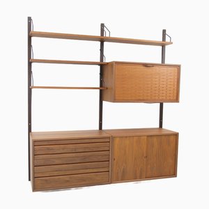 Royal System Regalsystem aus Nussholz von Poul Cadovius, 1960er, 10er Set