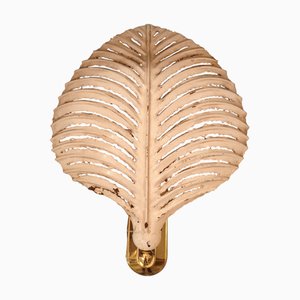 Leaf Wall Sconces by Hans Kögl, 1970s, Set of 2