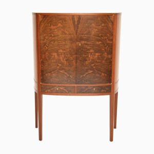 Vintage Swedish Walnut Drinks Cabinet by Johan Byström, 1958