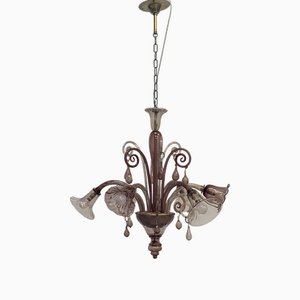 Vintage Murano Kronleuchter von Venini, 1930