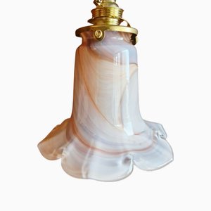 Lampada a sospensione Art Nouveau vintage, Francia, anni '40