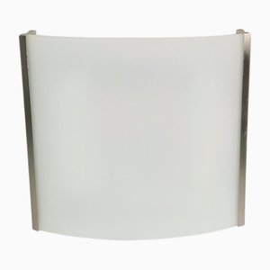 Tecla Wandlampe aus Opalglas von Panzeri, 1980er