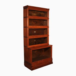 Modular Display Bookcase in Oak from Globe Wernicke, Set of 5