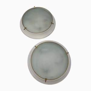 Vintage Italian Wall Lights from Fontana Arte, 1950, Set of 2