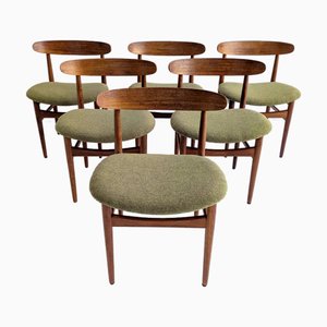 Mid-Century Modern Esszimmerstühle, 1960er, 6 . Set