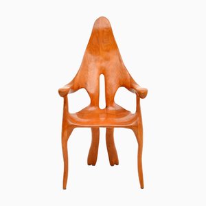 Italian Sculptural Armchair, 1970s