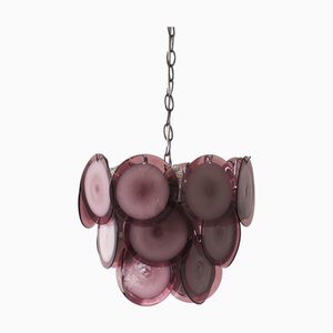 Murano Glas Kronleuchter von AV Mazzega, 1970er